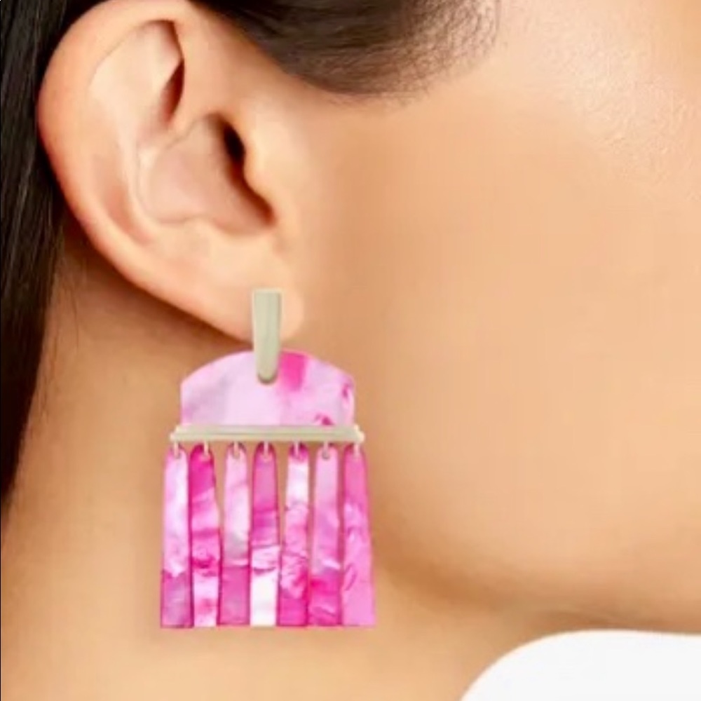🌺🎉HP🎉🌺 NWT Kendra Scott Mother of Pearl Layne Earrings - Picture 14 of 16